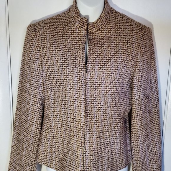 Zipper Front Blazer - Picture 2 of 3